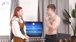 A hot slut customer gets fucked by the tailor in a steamy session