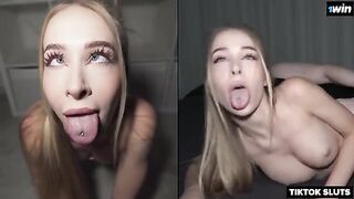 A girl sent a message on TikTok and she received a hot response