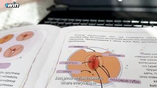Stepmom explained to stepson the structure of the clitoris, not to mix with something else