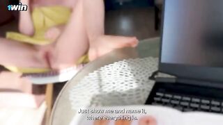 Stepmom explained to stepson the structure of the clitoris, not to mix with something else
