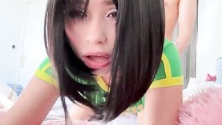 My stepsister asked me to cum in her face, it was a hot Brazilian encounter