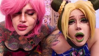 JoJo Adventures with anal sex and Purple Bitch's amazing ass