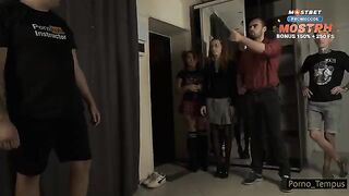 Hot teachers fucked in a steamy Russian school orgy