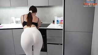 The cleaning lady showed her skills in an unexpected way