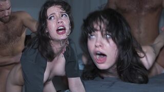 A first-time experience of rough sex ended up with an intense squirting orgasm