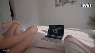 My stepsister replaced the series with sex while my parents were out