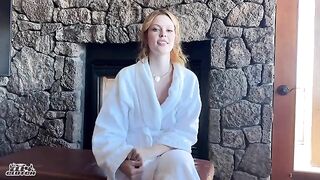 Redhead bridesmaid got locked out of her hotel room and was desperate