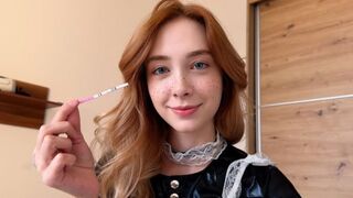 What do you do if your maid is pregnant after a creampie?