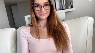 A young man is teaching his step sister to have sex