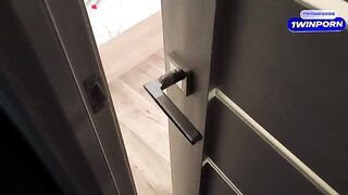 My stepsister spied me, caught me, and then she sucked my dick