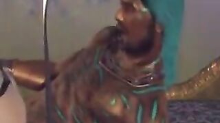 A cute brunette woman has sex with a guy with big cock