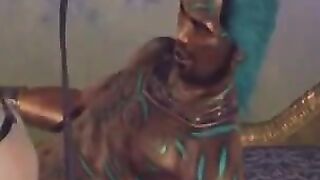 A cute brunette woman has sex with a guy with big cock
