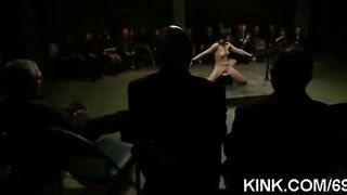 The leader forced bondage on girls and made them cum hard