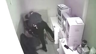 The camera captured intimate moments in the workplace