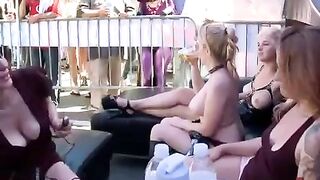 He fucked a girl hard on the street and blew his top