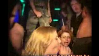 Bunch of sluttered bitches resting in the night club after a hard party