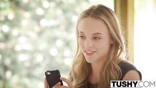 A man fucked in his ass two sexy students in FFM