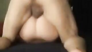 A wife offered her crotch to her husband's best friend to fuck