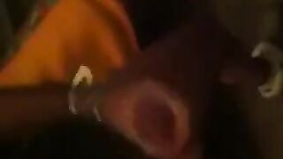 A guy was jerking in front of the mirror, and it was great fun