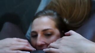 Beautiful women satisfy each other with gentle lesbian intimacy, showcasing passionate pussy licking