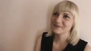 The guy began to engage in cunnilingus with his girlfriend, learning to do it properly