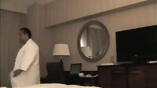 A young girl was fucked in the hotel room by her lover