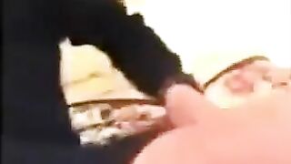 The father punishes his daughter for a bad mark in sex