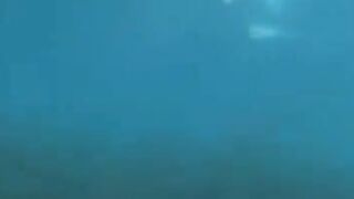 Aqualangists have amazing sex at the bottom of the ocean