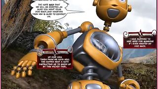 Robots fuck like a beast in this hot adult comic book video