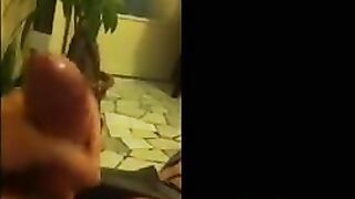 Finger the pussy on the phone and remove the panties