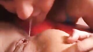 Rimjob with two charming girls that you want to meet