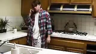 A real incest - his brother made a cumshot into the vagina of his sister