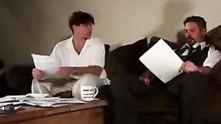A real incest - his brother made a cumshot into the vagina of his sister