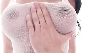 A charming beauty sat on the dick and got up cum