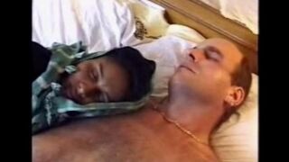 A drunk black girl was caught by a stranger in a compromising act