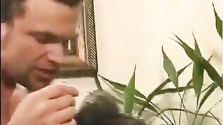 A 40-year-old man on a joke felt up a girl's tits with his friends
