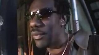 A fat cock in the ass of a thick black man