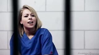 Two hot prisoners are getting their pussies licked in the cell