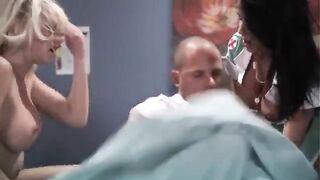Two sexy nurses are not afraid to get fucked