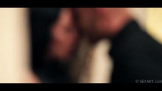 The young guy completely satisfied the sultry brunette Gina Devine's desires