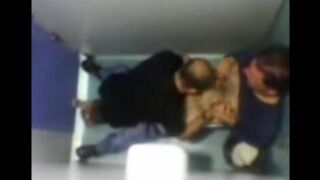The camera in the toilet shows how gays suck cocks
