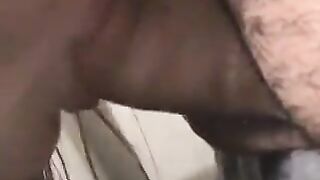 A short dick ends up covered in cum, a wild and intense scene