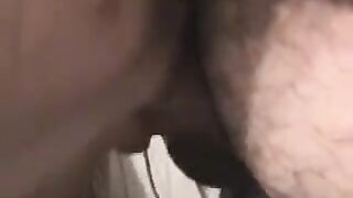 A short dick ends up covered in cum, a wild and intense scene