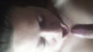A warm welcome and a gentle suck at home in this steamy homemade scene