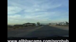 A fat woman with big tits jumping on a man’s dick