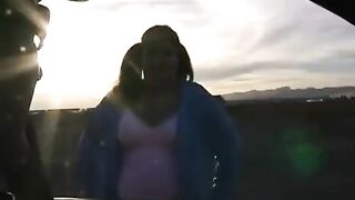 A fat woman with big tits jumping on a man’s dick