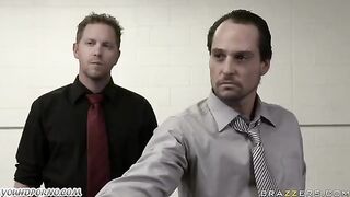 A juicy chick is fucking with a police officer in this hot scene