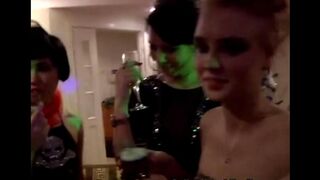 The orgy of young whores at the party is unforgettable