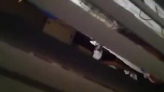 Spying for neighbors, shooting sex with a hidden camera
