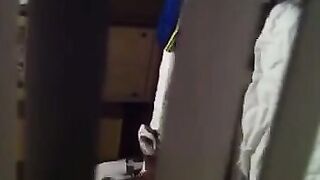 Spying for neighbors, shooting sex with a hidden camera
